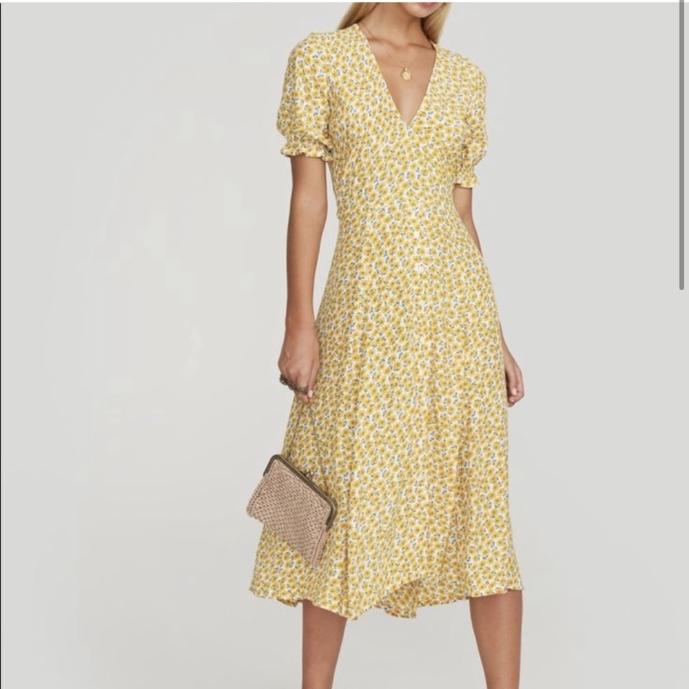Faithfull the brand MARGUERITE FLORAL ARI MIDI DRESS